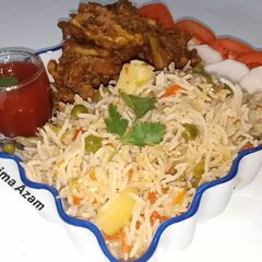 A picture of Vegetable rice🌺.
