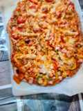 Pizza integral de verduras