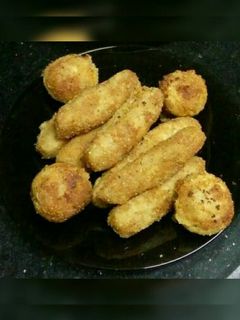 صورة لوصفة كرات البطاطس المقليه