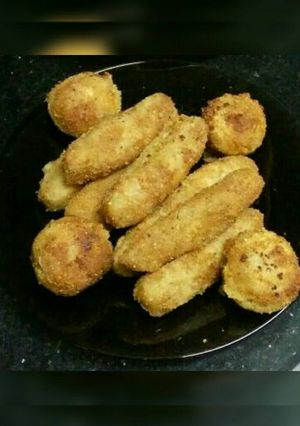 صورة لوصفة كرات البطاطس المقليه