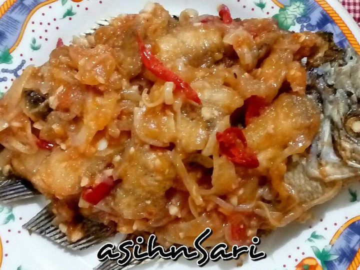 Resep: Gurame Goreng Tepung Saus Asam Manis (tanpa MSG) Farah Quinn