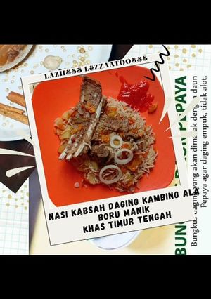 Foto resep Nasi kabsah atau Khabsah ala Boru Manik khas Timur Tengah