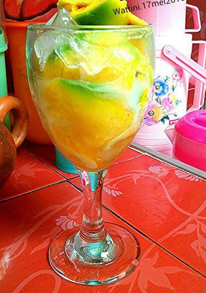Foto resep Es Alpukat Sari Markisa Asli Ujung Pandang