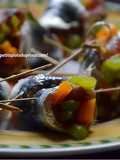 Tapas de sardines farcies au poivron