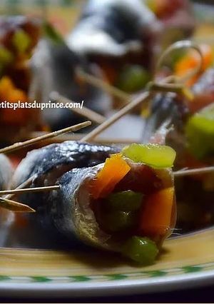 Une photo de Tapas de sardines farcies au poivron