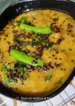 A picture of Dal tadka.