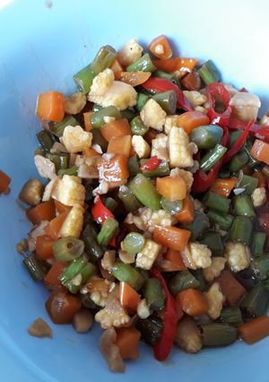Foto resep Tumis Sayuran Pedas
