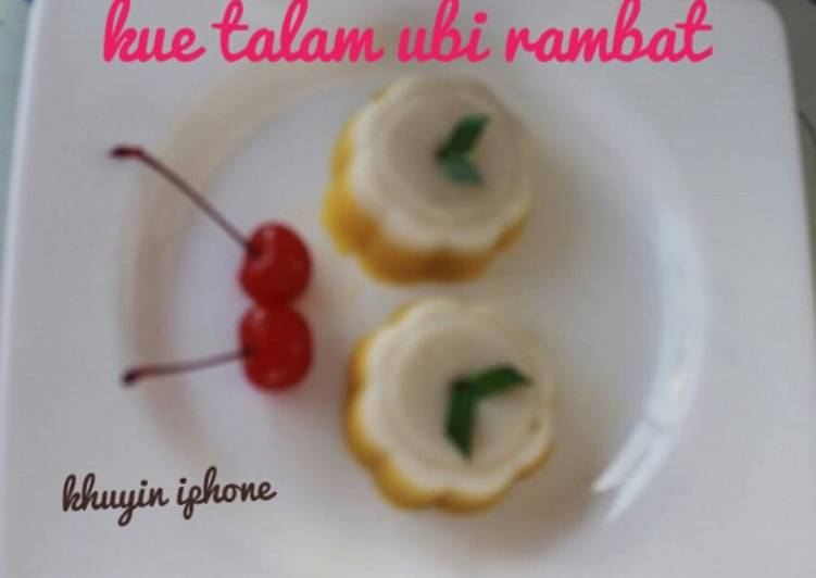 Kue talam ubi rambat