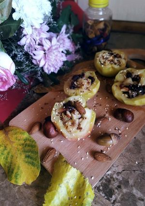 Фото Лодочки из яблок.