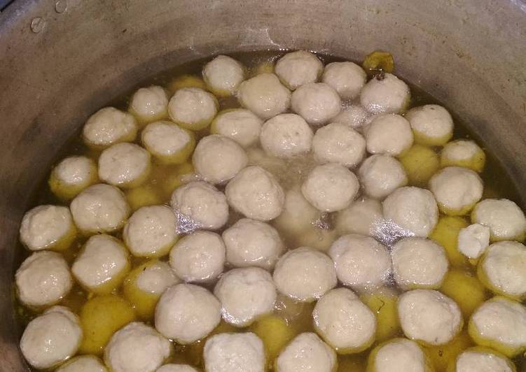 Resep Bakso ikan ala dapur mimi halimah 😋😋😋, Bisa Manjain Lidah
