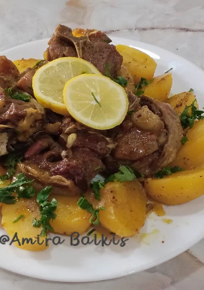 صورة لوصفة لحم محمر فلكوكوط🥩