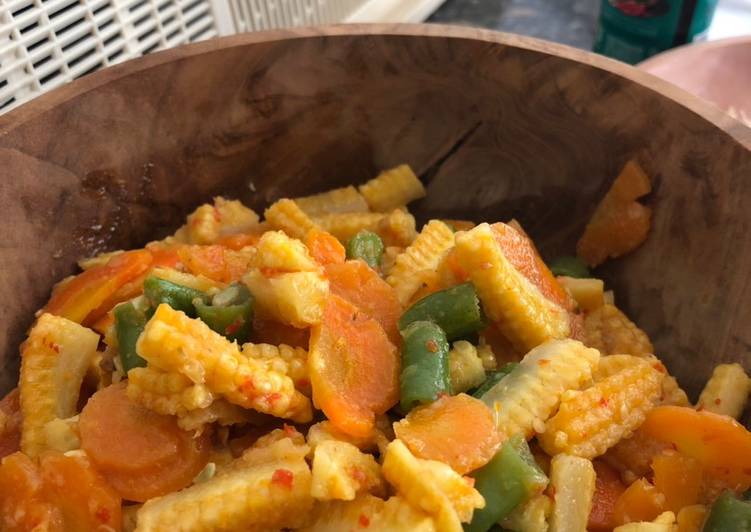 step by step Memasak Tumis Sayur Bumbu Nasi Goreng Anti Gagal