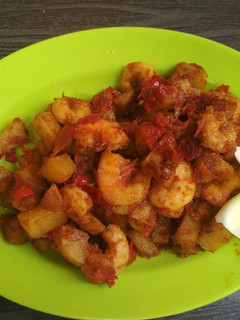 Foto resep Balado udang kentang