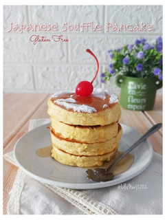 Foto resep Japanese Souffle Pancake "Gluten Free"