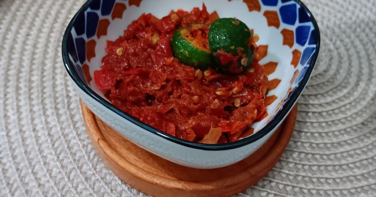 Sambal Terasi Mentah