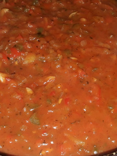 Una foto de Salsa pizza