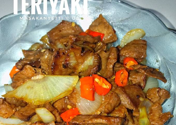 Resep Beef Slice Teriyaki oleh yetti retnowati - Cookpad