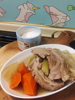 法式豬軟骨蔬菜清湯 的食譜成品照片