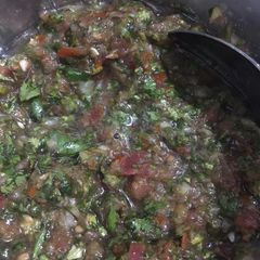 A picture of Coriander chutney.