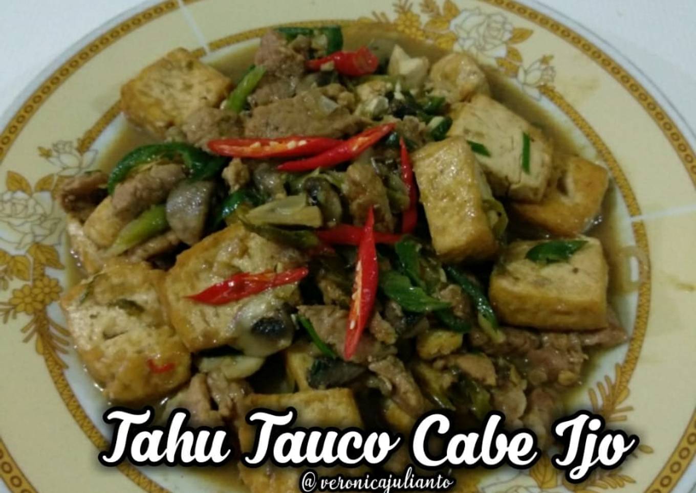 Tahu tauco cabe ijo
