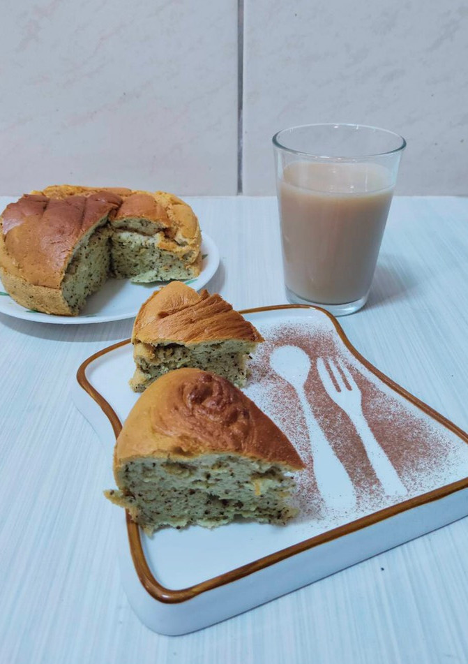 ［氣炸］伯爵茶戚風蛋糕🍰 的食譜成品照片