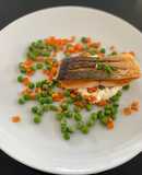 Crispy Skin Salmon with Homemade Cream cheese