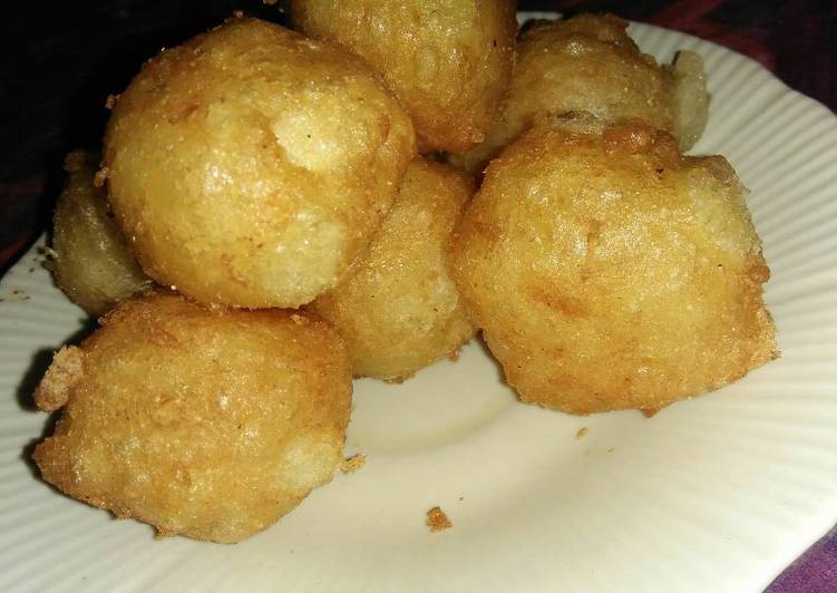 Resep masakan Bola bola gethuk crispy ala denok | Cara Membuat Bola bola gethuk crispy ala denok Yang Enak Dan Lezat