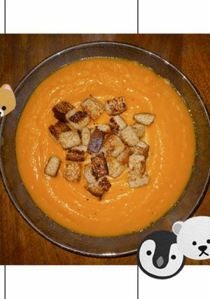 Una foto de Sopita de Calabaza🎃🧡