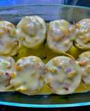 Alcachofas rellenas de jamón ibérico