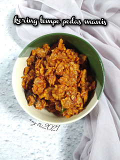 Foto resep Kering tempe pedas manis