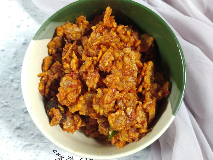 Cara Gampang Menyiapkan Resep Kering tempe pedas manis yang Lezat Sekali Anti Ribet, Uenak Banget