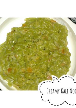 Foto resep Creamy Kale Noodle (Mie Kale Ladang Lima) MPASI 1tahun