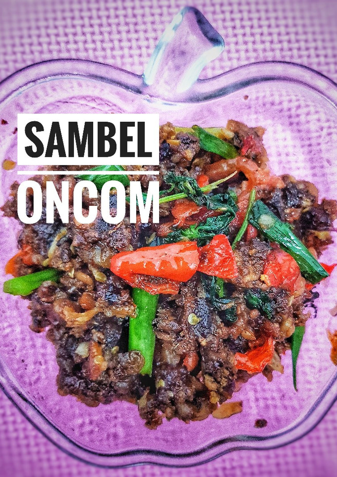 Foto resep Sambel oncom (kering)