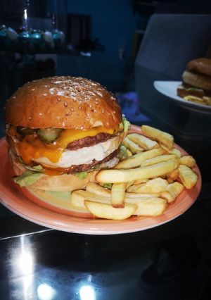 Una foto de BigMac casera