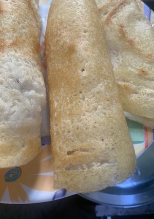 A picture of Samak ke Chawal ka Dosa.