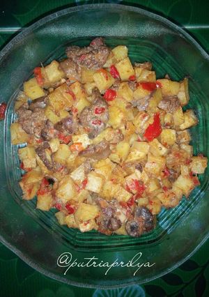 Foto resep Sambal goreng kentang & ati