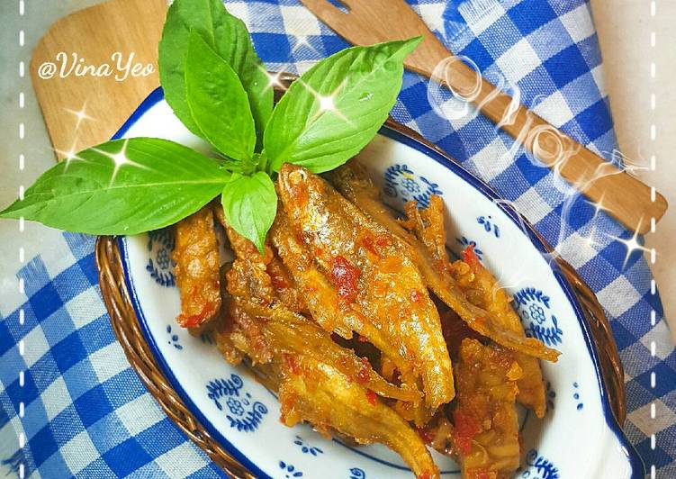 Resep Balado Ikan Asin Tempe 🍃, Bisa Manjain Lidah