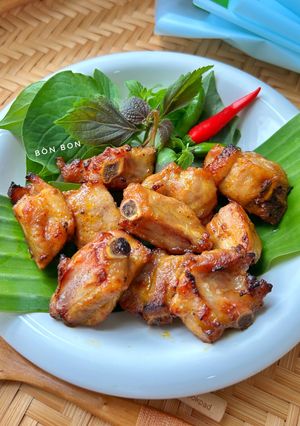 Hình của món Sườn Nướng Mật Ong.