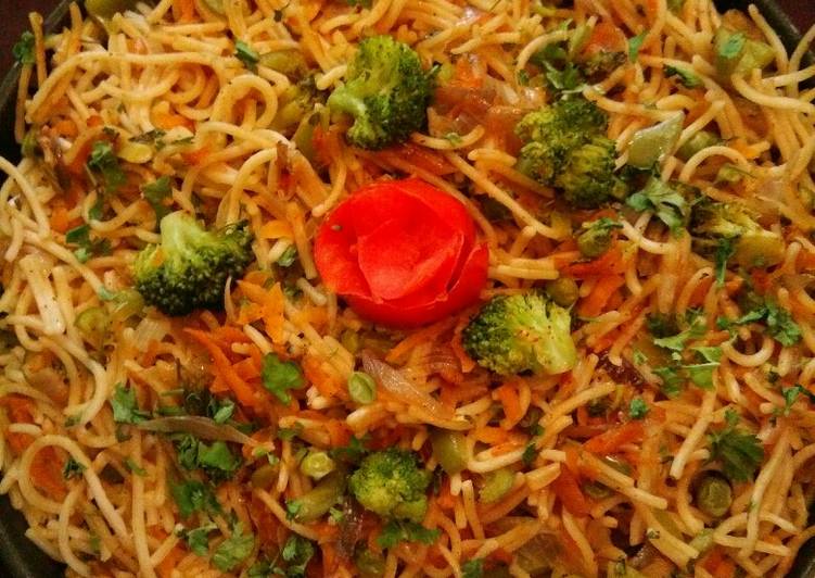 How to Make Homemade Broccoli Carrot Peas Spaghetti Pasta