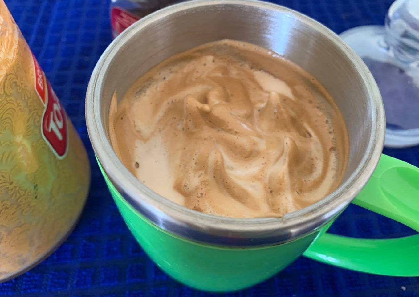 Cappuchino coffee without coffee machine