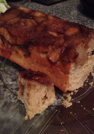 Una foto de Torta de manzana y canela
