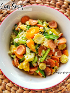 Foto resep Capcay Sosis