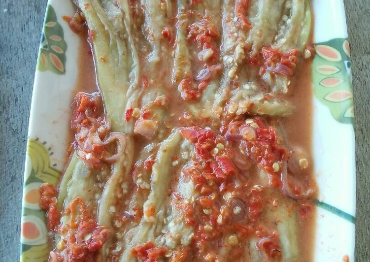 Bahan Penyet Terong Dressing Sambal Santan | Resep Bumbu Penyet Terong Dressing Sambal Santan Yang Lezat