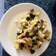 Pollo con calabacín