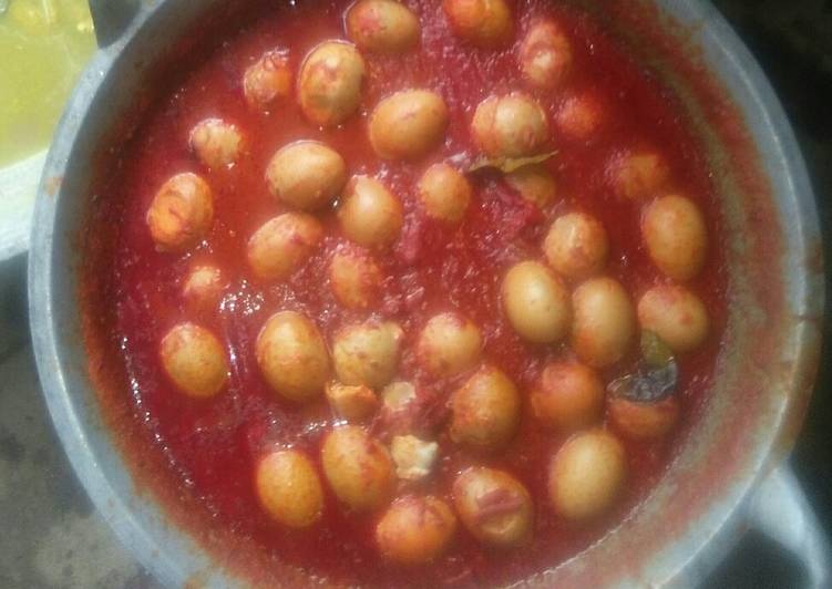 Telur Balado porsi untuk hajatan