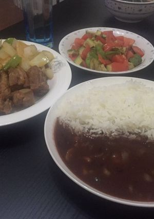 Una foto de Frijoles colorados 