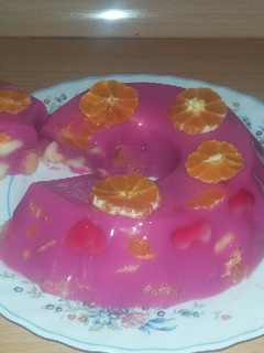 عکسی از دستور ژله شاه توت