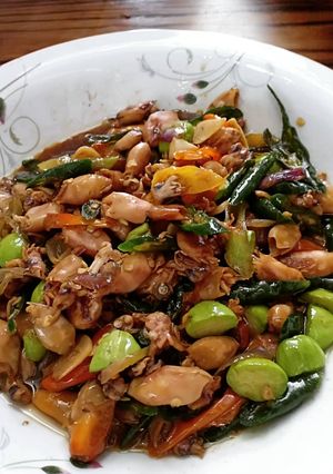 Foto resep Cumi asin Pete nampol enak nya