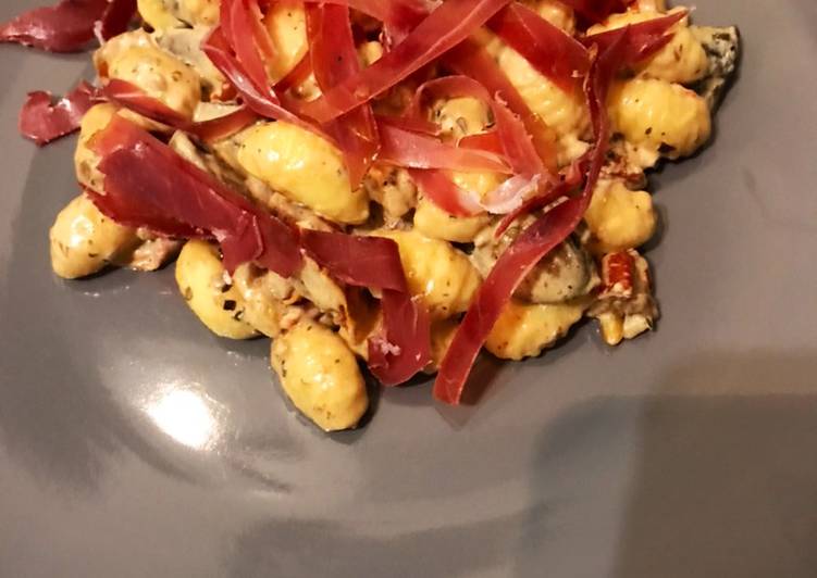 Recette De Gnocchi sauce champignons