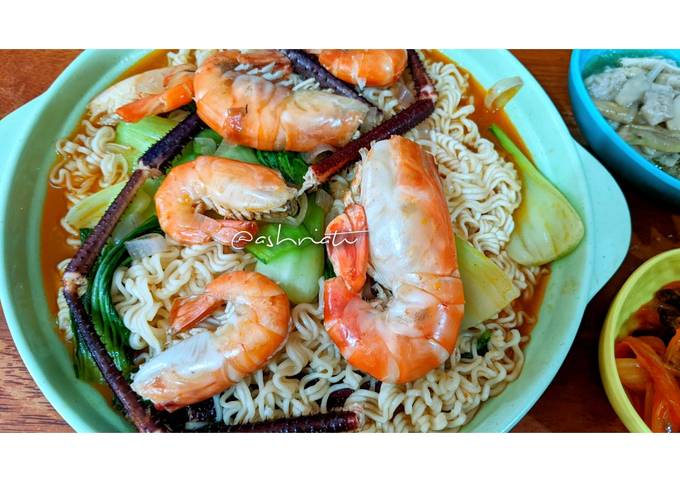 Resipi Maggi Kari Udang Galah Oleh Afun Ashriati Cookpad